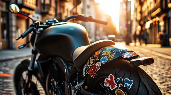 10 idées créatives pour customiser votre moto avec des stickers